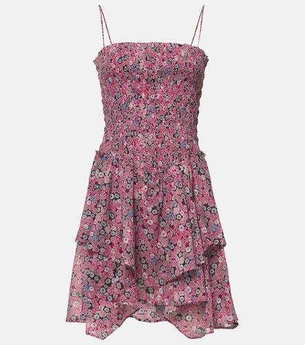 Vestido corto Anka de algodón estampado - Marant Etoile - Modalova