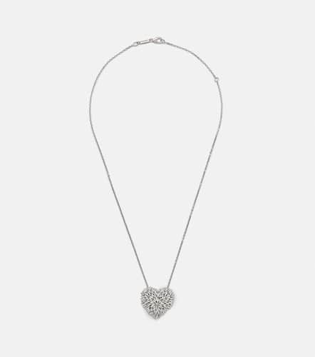 Kt white gold pendant necklace with diamonds - Suzanne Kalan - Modalova