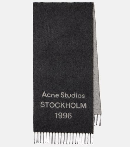 Acne Studios Logo wool scarf - Acne Studios - Modalova