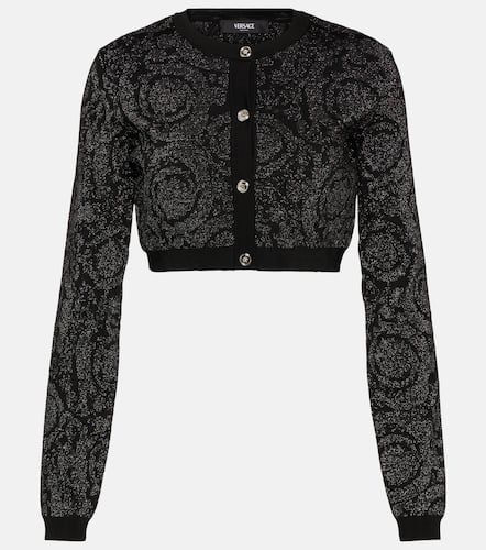 Versace Barocco cropped cardigan - Versace - Modalova