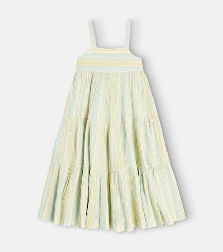 Vestido Cora de crepé de algodón a rayas - Bonpoint - Modalova