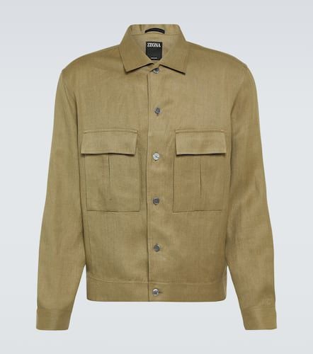 Zegna Linen overshirt - Zegna - Modalova