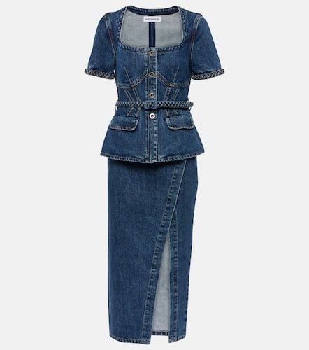 Self-Portrait Denim midi dress - Self-Portrait - Modalova