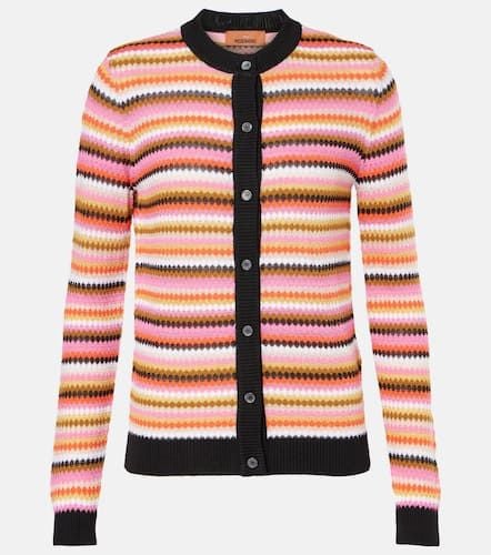 Striped cotton-blend cardigan - Missoni - Modalova