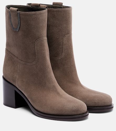 Brunello Cucinelli Botines de ante - Brunello Cucinelli - Modalova