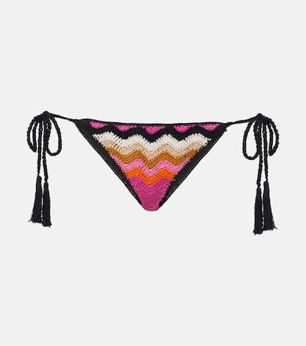 Striped cotton bikini bottoms - Anna Kosturova - Modalova