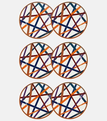 Set de 6 platos de postre Nastri - Missoni - Modalova