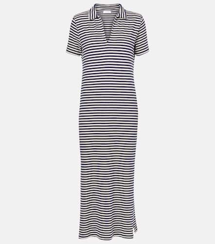 Robe midi Khan rayée en coton - Velvet - Modalova