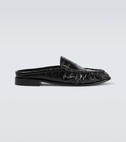 Le Loafer eel leather mules - Saint Laurent - Modalova
