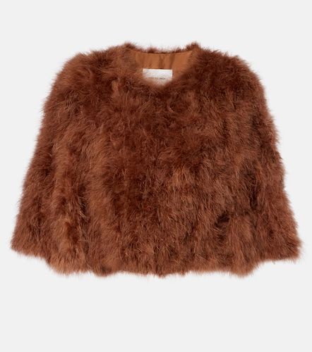 Yves Salomon Cropped feather jacket - Yves Salomon - Modalova