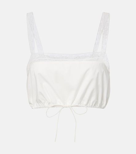 Top cropped Renee in cotone con pizzo - Faithfull - Modalova