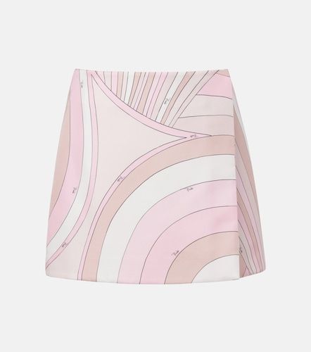 Minifalda Iride de sarga de seda - Pucci - Modalova