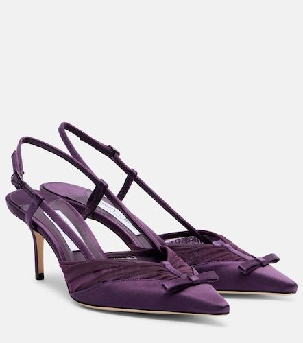 Pumps slingback Afia 65 in raso - Jimmy Choo - Modalova