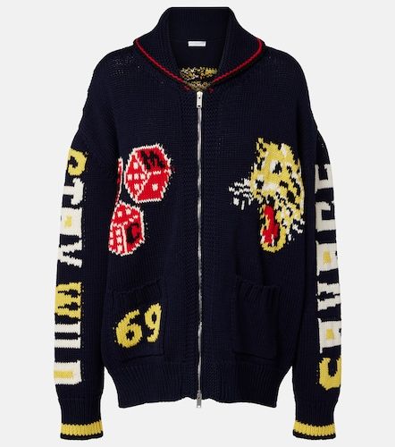 Cárdigan de algodón en intarsia - Stella McCartney - Modalova