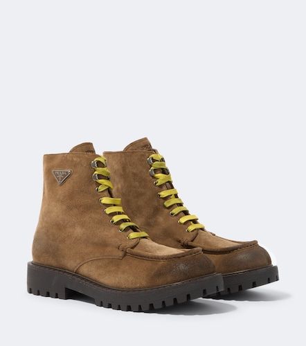Prada Botas con cordones de ante - Prada - Modalova