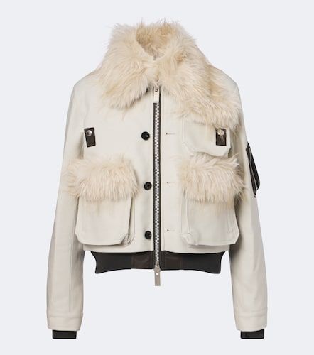 Sacai Wool blouson jacket - Sacai - Modalova