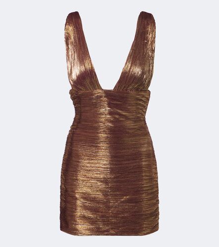 Retrofête Vestido corto Mita de lamé plisado - Retrofete - Modalova