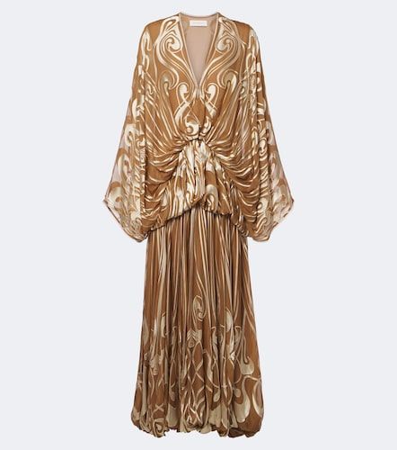 Momentum Burnout Bubble printed silk gown - Zimmermann - Modalova