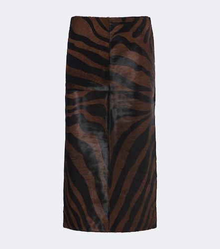 Falda midi Tobiana de piel estampada - Simkhai - Modalova