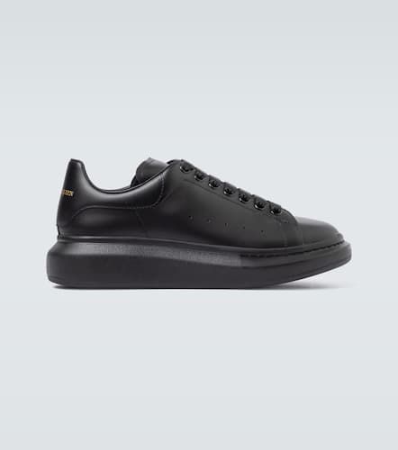 Oversized leather sneakers - Alexander McQueen - Modalova