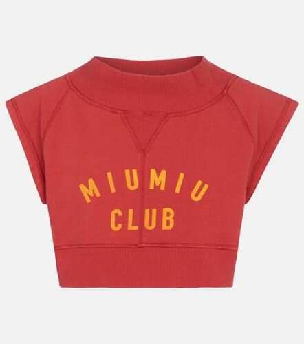 Miu Miu Cropped-Top aus Baumwolle - Miu Miu - Modalova