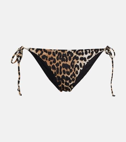 Ganni Leopard-print bikini bottoms - Ganni - Modalova