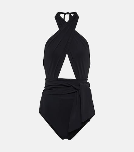 Cutout halterneck swimsuit - Karla Colletto - Modalova