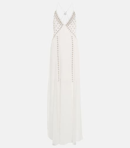 Crystal-embellished silk gown - Givenchy - Modalova