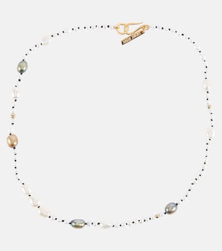 Mermaid necklace with freshwater pearls and 18kt gold-plated silver beads - Sophie Buhai - Modalova