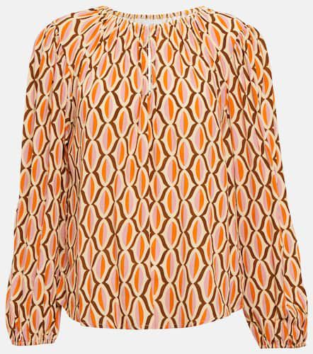 Laura printed crÃªpe blouse - Velvet - Modalova