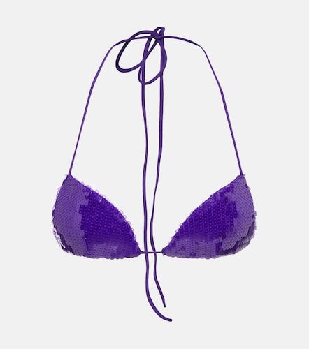 Bralette con paillettes - LaQuan Smith - Modalova