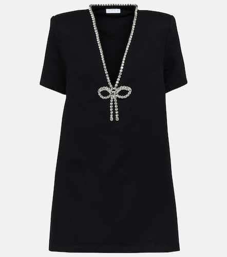 Crystal bow jersey t-shirt dress - Area - Modalova