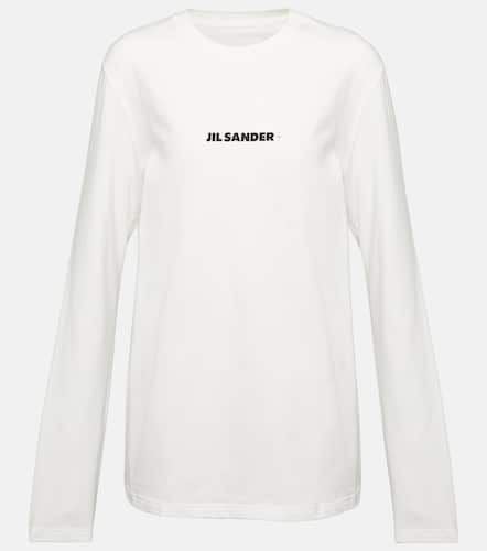 Jil Sander Logo cotton sweatshirt - Jil Sander - Modalova