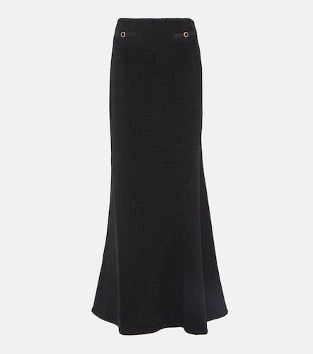 Checked tweed maxi skirt - Alessandra Rich - Modalova