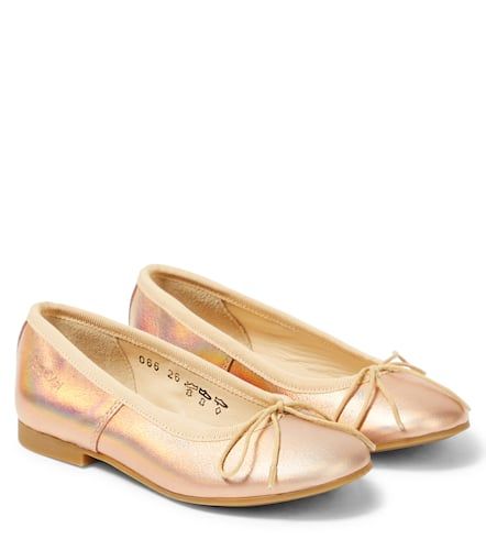 Bailarinas Dory Bal de piel metalizada - Pom d'Api - Modalova