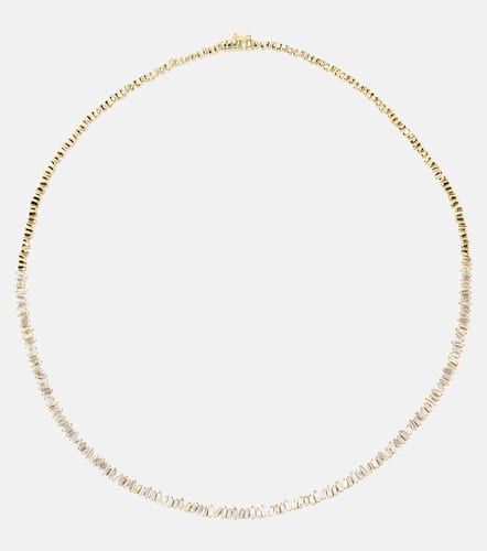 Classic 18kt tennis necklace with diamonds - Suzanne Kalan - Modalova