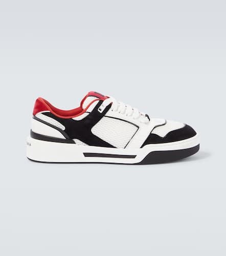 Roma leather-trimmed sneakers - Dolce&Gabbana - Modalova