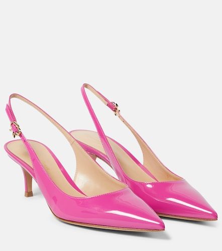 Salones de charol con cinta - Gianvito Rossi - Modalova
