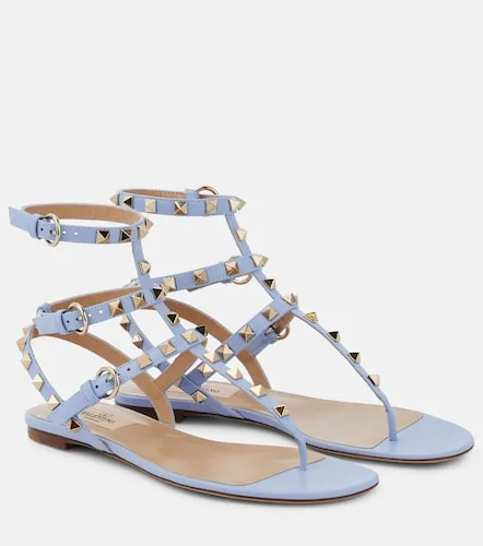 Sandali infradito Rockstud in pelle - Valentino Garavani - Modalova