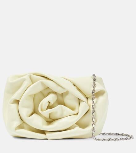 Rose gathered leather clutch - Burberry - Modalova