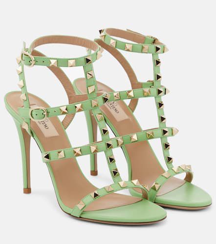 Rockstud leather sandals - Valentino Garavani - Modalova