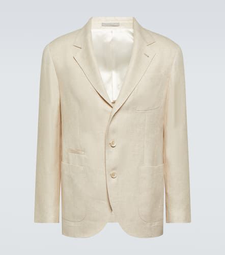 Linen, wool, and silk jacket - Brunello Cucinelli - Modalova