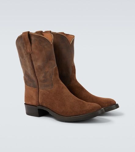 RRL Suede and leather cowboy boots - RRL - Modalova