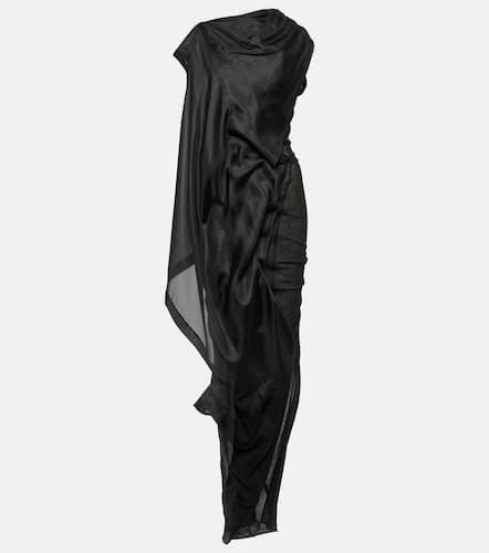 Rick Owens Caped cotton maxi dress - Rick Owens - Modalova