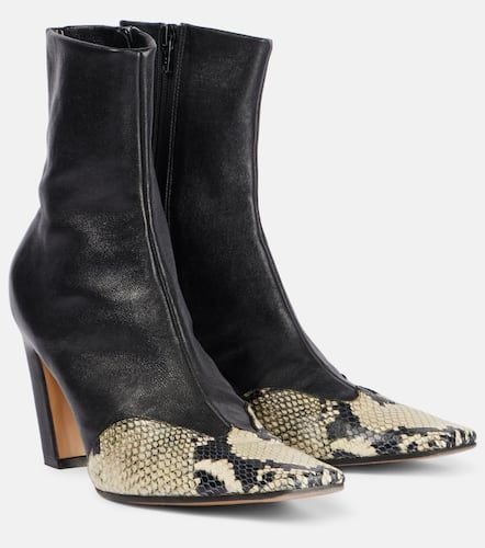 Khaite Nevada leather ankle boots - Khaite - Modalova