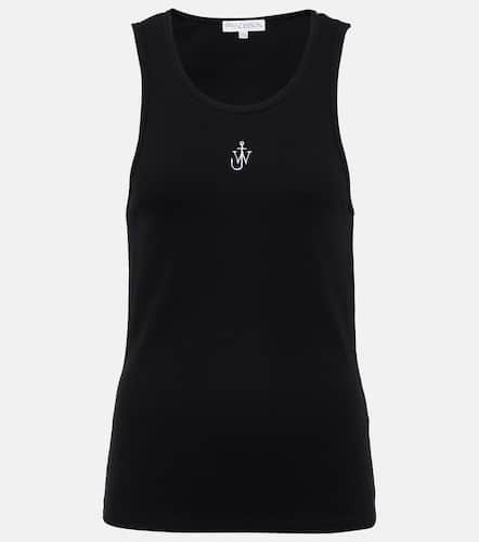 Printed cotton-blend tank top - JW Anderson - Modalova