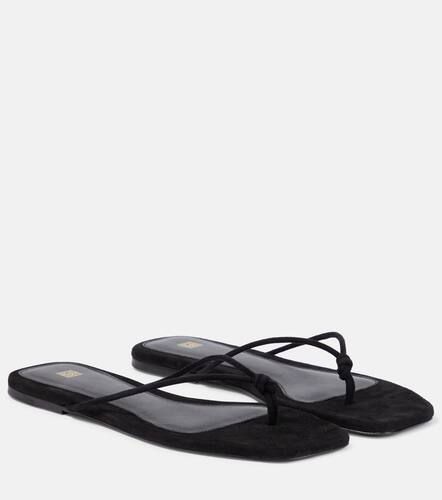 Toteme The Knot suede thong sandals - Toteme - Modalova