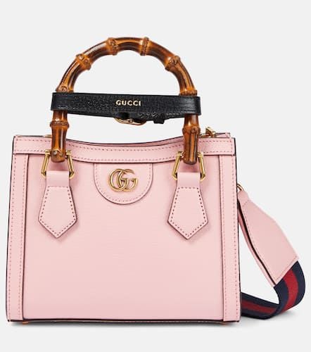 Diana Mini leather tote bag - Gucci - Modalova