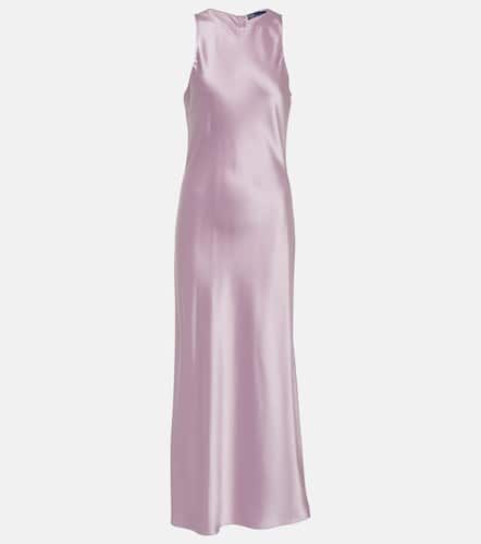 Vestido largo de satén - Polo Ralph Lauren - Modalova