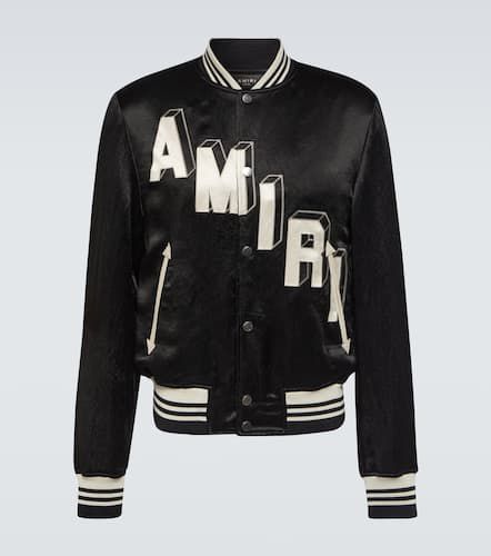 Amiri Satin varsity jacket - Amiri - Modalova